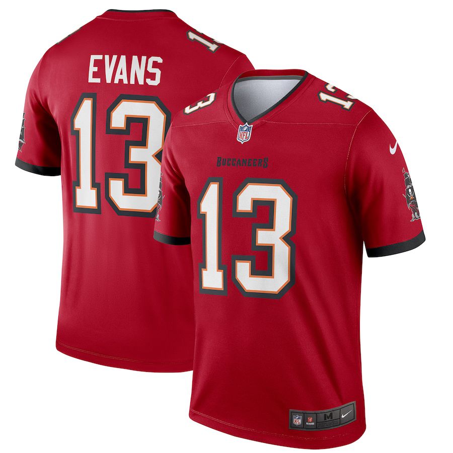 Men Tampa Bay Buccaneers 13 Mike Evans Nike Red Player Legend NFL Jersey